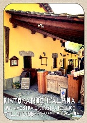 Restaurant l'Alpina - tel/fax +39 0121-957747